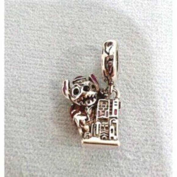 Paris Stitch Hollwood Tower of Terror Charm, Charm For Pandora Bracelet - Picture 4 of 5